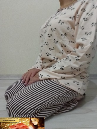 Пижама женская байковая размер 48, 52
Нежная мягкая пижама для женщин со штанами. . фото 2