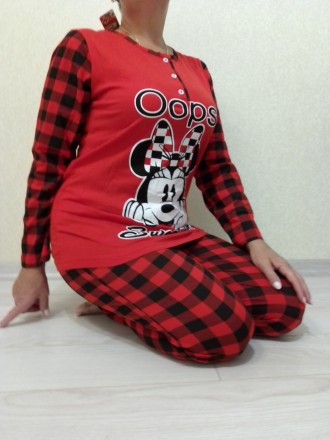 Пижама женская батал трикотажная Мики размеры 56, 58
Современная модель пижамы, . . фото 7