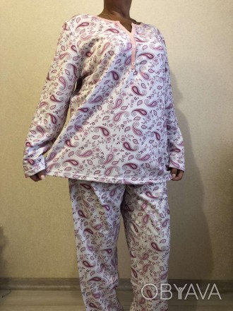 Пижама женская байковая размер 50
Нежная мягкая пижама для женщин со штанами из . . фото 1