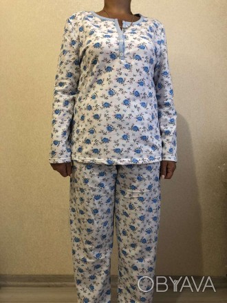 Пижама женская байковая размер 48
Нежная мягкая пижама для женщин со штанами из . . фото 1
