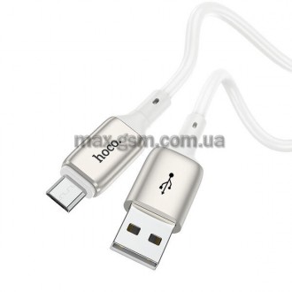 Кабель для зарядки и передачи данных USB - Micro-USB, 1 м, разъемы из цинкового . . фото 2