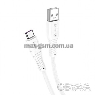 USB-кабель для зарядки и передачи данных, 1 м, оплетка из наносиликагеля и разъе. . фото 1