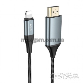 Кабель UA15 Lightning-HDMI, поддержка выхода 1080p HD, 2 м.
Характеристики
Матер. . фото 1