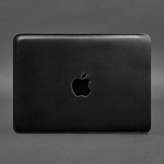  Шкіряний чорний чохол для MacBook Pro 14 '' (з 2021 року) вбереже пристрій від . . фото 4