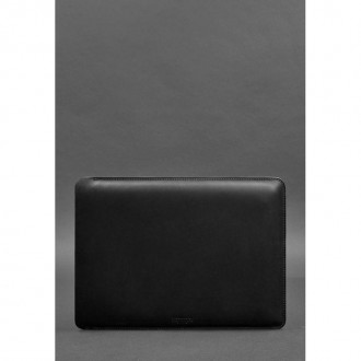 Шкіряний чорний чохол для MacBook Pro 14 '' (з 2021 року) вбереже пристрій від . . фото 3