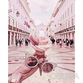 Картина для рисования по номерам В розовых очках от производителя Стратег Хотите. . фото 1
