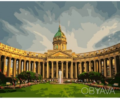Картина для малювання за номерами Казанський собор від виробника Brushme Картина. . фото 1
