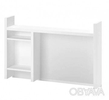 Надставка для стола IKEA MICKE 105 x 65 см БелаяВы можете хранить книги, компакт. . фото 1