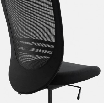 Офисный вращающийся стул IKEA FLINTAN ЧерныйСидите удобно - высоту стула можно о. . фото 6