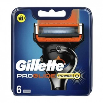 Сменные кассеты для бритья Gillette Fusion Proglide Power 6шт Лезвия Джилет Фьюж. Одесса. фото 1 Сменные кассеты для бритья Gillette Fusion Proglide Power 6шт Лезвия Джилет Фьюж. Одесса. фото 1