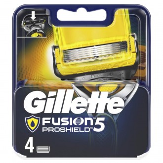 Сменные кассеты для бритья Gillette Fusion5 ProShield 4шт Лезвия Джилет Фьюжен О. Одесса. фото 1 Сменные кассеты для бритья Gillette Fusion5 ProShield 4шт Лезвия Джилет Фьюжен О. Одесса. фото 1