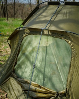 Улучшенные соединения делают палатку Ranger EXP 2-mann Bivvy очень лёгкой и быст. . фото 9