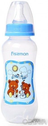 Бутылочка для кормления малышей Fissman Babies "Медвежата-музыканты" абсолютно б. . фото 1