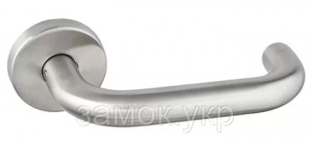 Ручка дверная на круглом основании Siba Eco Lyon SSR01 нержавеющая сталь
 
Siba . . фото 2