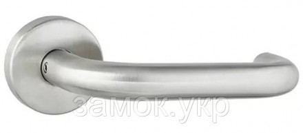 Ручка дверная на круглом основании Siba Eco Lyon SSR01 нержавеющая сталь
 
Siba . . фото 3
