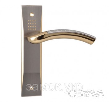 Ручка на планке Siba Bari 0K матовый никель/темное золото
 
Siba Bari 0K – дверн. . фото 1