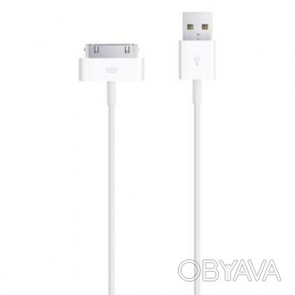 Дата кабель PowerPlant Apple Dock Connector 30pin (iPhone 4/4s) (DV00DV4045) исп. . фото 1