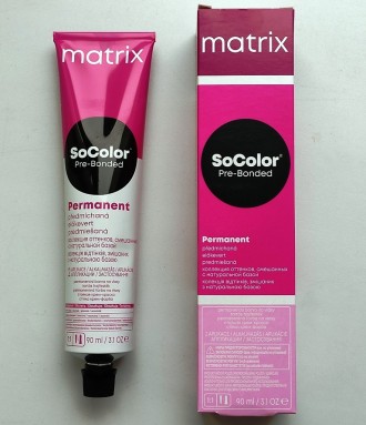 Стойкая перманентная крем-краска для волос MATRIX SoColor Pre-Bonded (Permanent). . фото 11