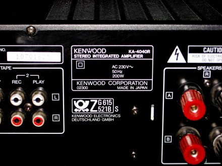 Усилитель KENWOOD KA-4040R (Япония)
Усилитель предназначен для усиления звуковы. . фото 7