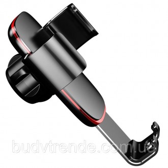 Автодержатель Baseus Metal Age Gravity Car Mount (SUYL-D) (Серый). . фото 6