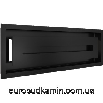 Вентиляционная решетка Kratki для камина WIND черная 17x49. Ужгород. фото 1 Вентиляционная решетка Kratki для камина WIND черная 17x49. Ужгород. фото 1