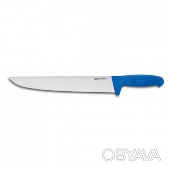 Нож для обвалки мяса Fischer №10 200мм с синей ручкой. Смотрите этот товар на на. . фото 1