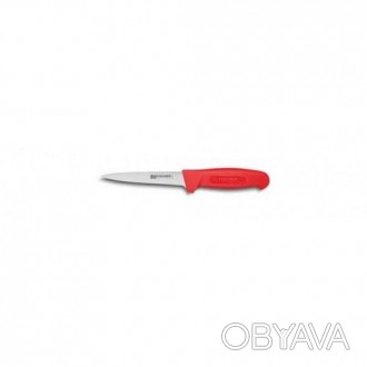 Нож обвалочный Fischer №30 140мм с красной ручкой. Смотрите этот товар на нашем . . фото 1