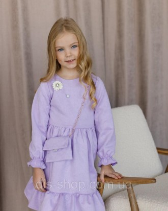 Нарядное Платье 
Производитель: Украина
Ткань: Замша
Размерный ряд: 3-7 лет 98-1. . фото 3