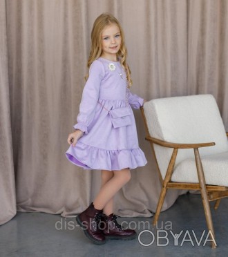 Нарядное Платье 
Производитель: Украина
Ткань: Замша
Размерный ряд: 3-7 лет 98-1. . фото 1