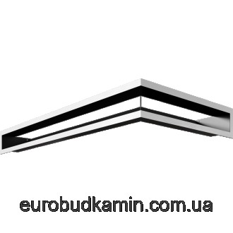 Вентиляционная решетка Kratki для камина LUFT угловой левый шлифованный 80x40x9. Ужгород. фото 1 Вентиляционная решетка Kratki для камина LUFT угловой левый шлифованный 80x40x9. Ужгород. фото 1