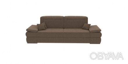 
Прямий розкладний диван ВІКОМеблі Ostin DLZ / Остін ДЛЗ темно-коричневого кольо. . фото 1