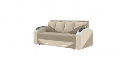 
Прямий розкладний диван ВІКОМеблі Komfort / Комфорт в бежевому кольорі виготовл. . фото 3