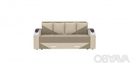 
Прямий розкладний диван ВІКОМеблі Komfort / Комфорт в бежевому кольорі виготовл. . фото 1