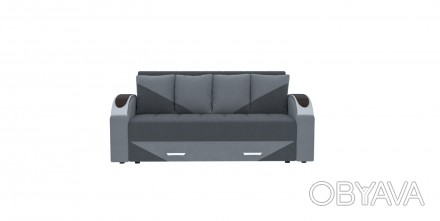 
Прямий розкладний диван ВІКОМеблі Komfort / Комфорт в графітовому кольорі вигот. . фото 1