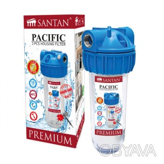 Фильтр для очистки воды SANTAN Pacific 3PS, 3/4" (с картриджем)
 
	Производитель. . фото 1