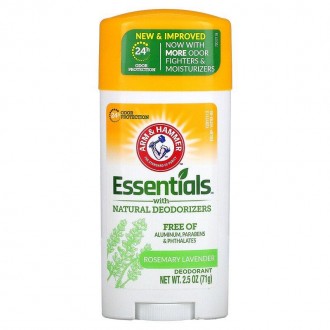 Arm & Hammer, Essentials натуральный дезодорант, розмарин и лаванда, 71 г. Бровары. фото 1 Arm & Hammer, Essentials натуральный дезодорант, розмарин и лаванда, 71 г. Бровары. фото 1