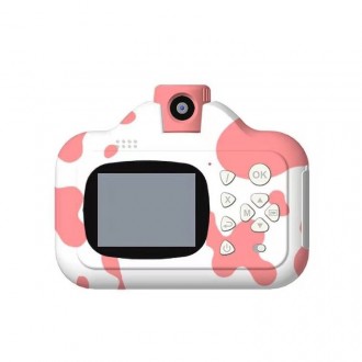
Описание Фотокамеры детской с мгновенной печатью снимков Wi Fi 8019, бело-розов. . фото 4