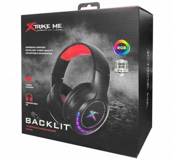 Описание Наушников игровых XTRIKE ME Gaming RGB Backlight GH-904, черных
Наушник. . фото 7