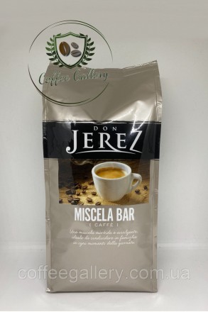 Кава в зернах Don Jerez Miscela Bar 1кг Склад: арабіка - 60%, робуста - 40% Зерн. . фото 2