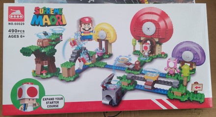 Конструктор 60029 Super Mario Супер Маріо Погоня за скарбами Тоада, 490 деталей. Харьков. фото 1 Конструктор 60029 Super Mario Супер Маріо Погоня за скарбами Тоада, 490 деталей. Харьков. фото 1