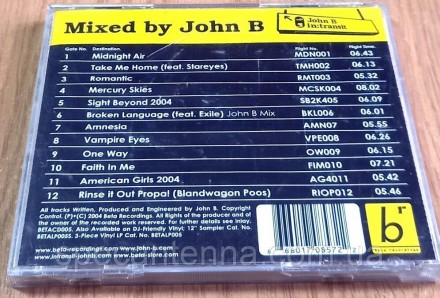 CD диск John B Диджей.Диск б/у (распродажа личной коллекции).
Читается проигрыва. . фото 4