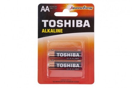 Батарейки Toshiba Blue Line LR06 Alkaline 2 шт. Івано-Франківськ. фото 1 Батарейки Toshiba Blue Line LR06 Alkaline 2 шт. Івано-Франківськ. фото 1