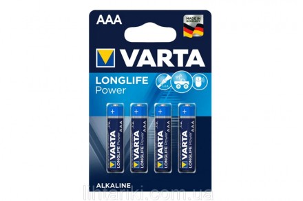 Батарейки Varta LR03 High Energy Longlife Power alkaline 4 шт. Івано-Франківськ. фото 1 Батарейки Varta LR03 High Energy Longlife Power alkaline 4 шт. Івано-Франківськ. фото 1