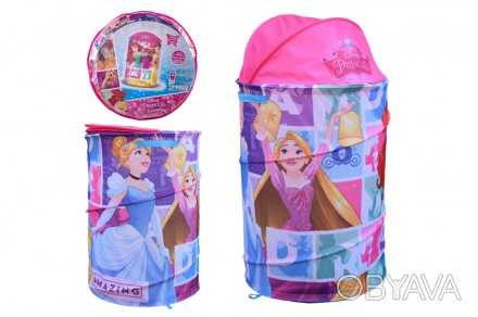 
Корзина для іграшок D-3518 (24шт) Princess в сумці – 49*49*3 см, р-р корзини – . . фото 1