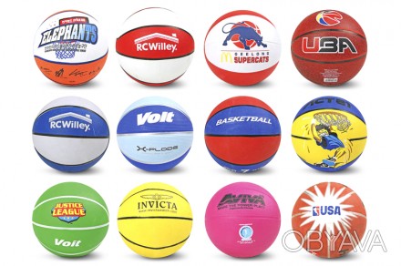 
М&apos;яч баскетбольний E02904 (BB0102) №7 580 грам, MIX 12 кольорів Детальніше. . фото 1