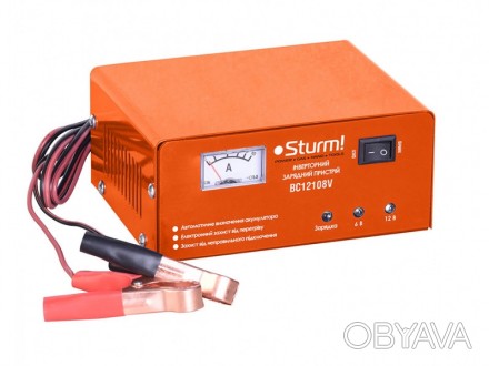 Инверторное зарядное устройство Sturm BC12108V служит для заряда в автоматическо. . фото 1