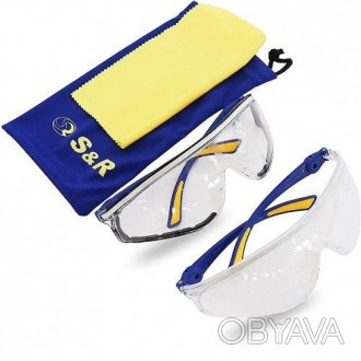 S&R спортивные – очки для надежной защиты глаз в процессе строительных, ремонтны. . фото 1