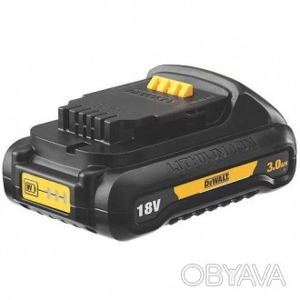 Аккумулятор DeWALT DCB187 Li-Ion, 18 В, 3 А — мощная литий-ионная батарея из сер. . фото 1