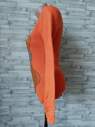Кофта реглан SGYY рубчик оранжевая со стразами смурфетка
новый
Размер 42-44 (S)
. . фото 5