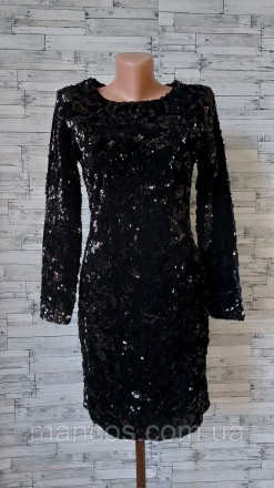 Нарядное черное платье Fashion с пайтками бархат
новое
Размер по бирке L,реально. . фото 7